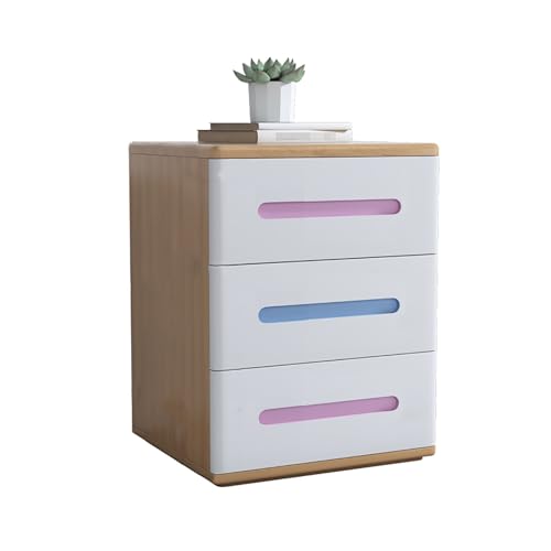 GPDNBIEU, Beistelltisch, Nachttisch, aus Holz, moderne Nachttische, Beistelltische for Wohnzimmer, Schlafzimmer, Studentenwohnheim(D,45x41x58cm) von GPDNBIEU