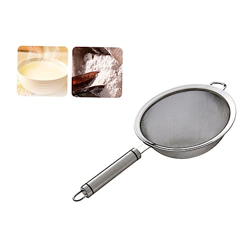 GPDNBIEU, Edelstahl Schöpfkelle Pasta Löffel Küche Sieb Küche Sieb Edelstahl Sieb Filter Bildschirm Seiher Mesh Basketsorr(Size 2) von GPDNBIEU