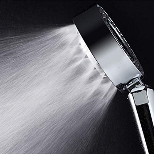 GPDNBIEU, Handbrause, Duschkopf, doppelseitiger, wassersparend, runde ABS-Chrom-Booster-Badewannendusche, Hochdruck-Handbrause GPDNBIEU, Handbrause, Duschkopf, doppelseitiger, wassersparend, runde ABS-Chrom-Booster-Badewannendusche, Hochdruck-Handbrause von GPDNBIEU