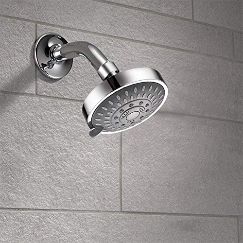GPDNBIEU, Handbrause Hochdruck 4 Zoll 5-fach verstellbarer Duschkopf Top Spray Badezimmer Wasserhahn Dusche von GPDNBIEU