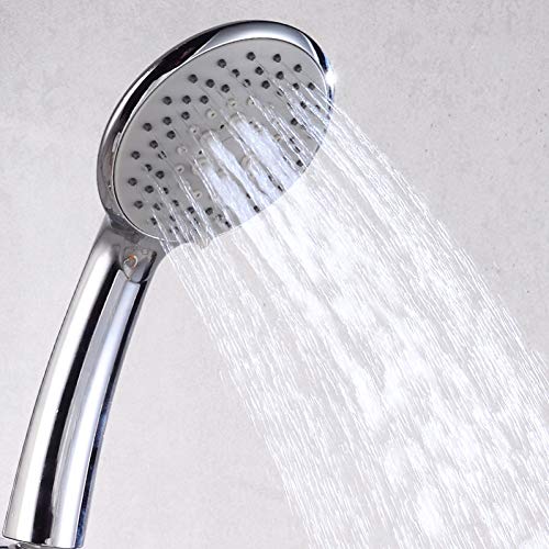 GPDNBIEU, Handbrause for Badezimmer, Regenduschkopf, verchromt, verstellbar, 5 Modi, ABS-Kunststoff, wassersparend, handgehalten, Spa-Duschköpfe, quadratisch GPDNBIEU, Handbrause for Badezimmer, Regenduschkopf, verchromt, verstellbar, 5 Modi, ABS-Kunststoff, wassersparend, handgehalten, Spa-Duschköpfe, quadratisch von GPDNBIEU