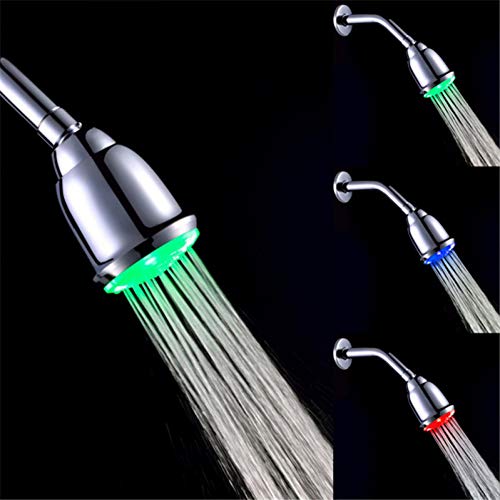 GPDNBIEU, Handbrause zur Wandmontage, farbwechselnder LED-Duschkopf, kompatibel mit wasserbetriebenem LED-Sprinkler im Badezimmer, keine batteriebetriebene Dusche erforderlich GPDNBIEU, Handbrause zur Wandmontage, farbwechselnder LED-Duschkopf, kompatibel mit wasserbetriebenem LED-Sprinkler im Badezimmer, keine batteriebetriebene Dusche erforderlich von GPDNBIEU