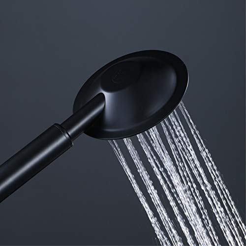 GPDNBIEU, Handheld-LED-Badezimmer-Duschkopf, Regen-Handduschkopf aus Edelstahl 304, gebürstetes Badezimmer-Regenduschen, wassersparendes Sprühgerät, Handbrause GPDNBIEU, Handheld-LED-Badezimmer-Duschkopf, Regen-Handduschkopf aus Edelstahl 304, gebürstetes Badezimmer-Regenduschen, wassersparendes Sprühgerät, Handbrause von GPDNBIEU