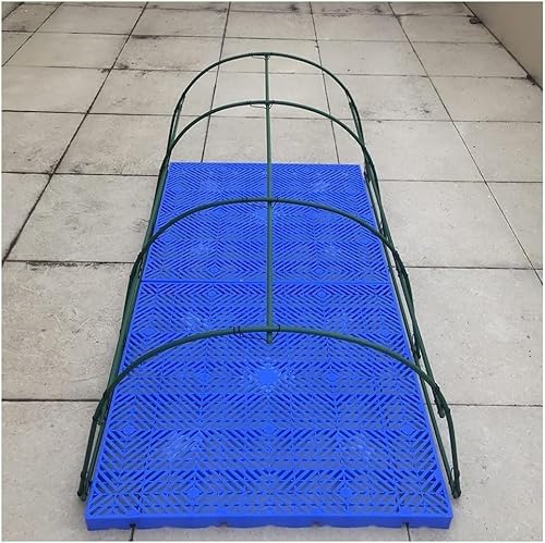 GPDNBIEU, Kunststoffpaletten, Kunststoffpalette, wasserdichtes Aufbewahrungsgitter, ineinandergreifende Paletten for Garage, Supermarkt, Lager for Zwinger, Garten, Keller, Terrasse(50x50x5cm) von GPDNBIEU