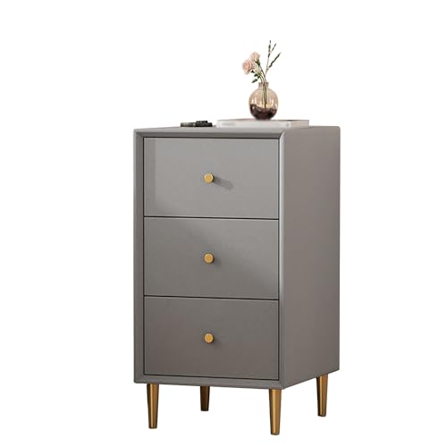 GPDNBIEU, Minimalistischer und praktischer Beistelltisch for Schlafzimmer, Bauernkommode, Kommode for, Bettständer-Möbelset, hoher(Grey,30x35x60cm) von GPDNBIEU