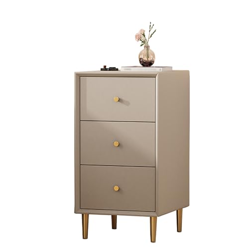 GPDNBIEU, Minimalistischer und praktischer Beistelltisch for Schlafzimmer, Bauernkommode, Kommode for, Bettständer-Möbelset, hoher(Light Brown,30x35x60cm) von GPDNBIEU