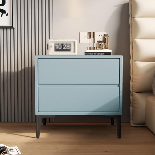 GPDNBIEU, Moderne Beistelltische, Nachttische, kleine for Schlafzimmer, Bettständer, Kommode, for, Aufbewahrungsmöbel(Blue,40x40x48cm) von GPDNBIEU