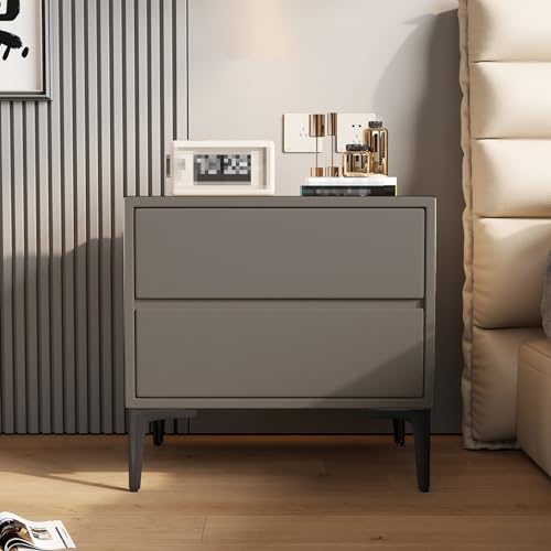 GPDNBIEU, Moderne Beistelltische, Nachttische, kleine for Schlafzimmer, Bettständer, Kommode, for, Aufbewahrungsmöbel(Dark Gray,50x40x48cm) von GPDNBIEU
