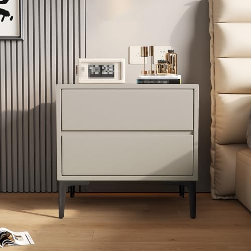 GPDNBIEU, Moderne Beistelltische, Nachttische, kleine for Schlafzimmer, Bettständer, Kommode, for, Aufbewahrungsmöbel(Grey,45x40x48cm) von GPDNBIEU