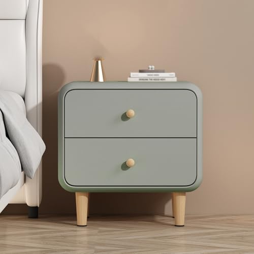 GPDNBIEU, Nachttische, Beistelltisch, Nachttisch, mit Stauraum, Beistelltische, Schlafzimmer, Kommoden 2 Schubladen, Aufbewahrungsschrank(Blue Green,40x40x48cm) von GPDNBIEU