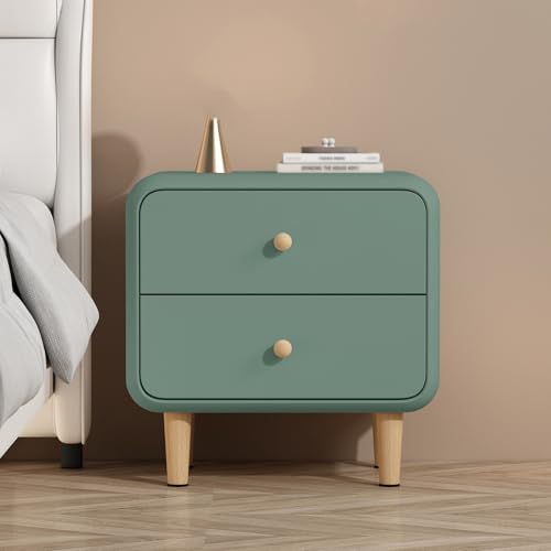 GPDNBIEU, Nachttische, Beistelltisch, Nachttisch, mit Stauraum, Beistelltische, Schlafzimmer, Kommoden 2 Schubladen, Aufbewahrungsschrank(Green,30x40x48cm) von GPDNBIEU