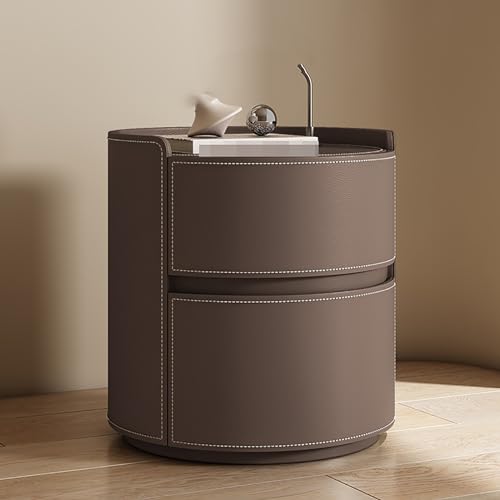 GPDNBIEU, Nachttische, Kommoden-Organizer mit Ablagefach, Kommode for Schlafzimmer, Wohnzimmer, kleiner Raum(Dark Brown,45x45x50cm) von GPDNBIEU