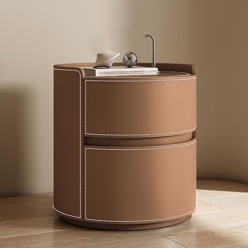 GPDNBIEU, Nachttische, Kommoden-Organizer mit Ablagefach, Kommode for Schlafzimmer, Wohnzimmer, kleiner Raum(Light Brown,45x45x50cm) von GPDNBIEU