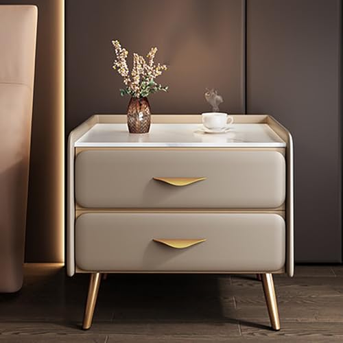 GPDNBIEU, Nachttische, Nachttisch, Kommode for Schlafzimmer, Mini-Kommode, Organizer, Schlafzimmermöbel, Aufbewahrung, for Zuhause(Light Brown,50x40x52cm) von GPDNBIEU