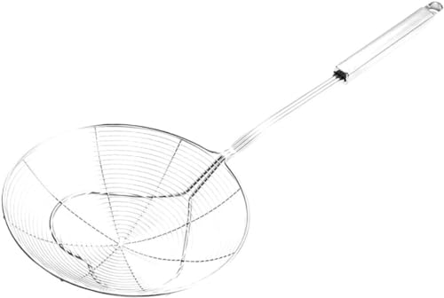 GPDNBIEU, Nudeln Pasta Sieb Drahtgeflecht Sieb Braten Servieren Sieb Draht Schaumlöffel Haushaltssieb Schaufel Lebensmittel Serviersieb Bold Basketsor(44.5X17.5CM) von GPDNBIEU