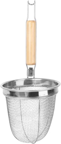 GPDNBIEU, Nudelsieb aus Edelstahl, Nudelsiebkorb, Spaghetti-Nudelsieb, Schlitzlöffel, Hot Pot-Sieb, Schöpfkelle, Küchenknödelsiebkörbe von GPDNBIEU