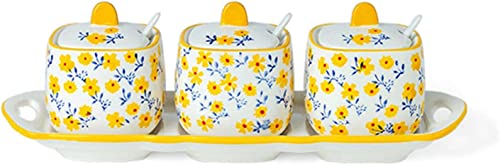 GPDNBIEU, Orientalisches Keramik-Teeservice, Teekannen-Set, Keramikgefäß, handgezeichnetes Muster, Keramik-Teetassenform, Zuckerdose, Zuckergießer, von GPDNBIEU