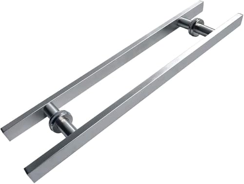 GPDNBIEU, Push-Pull-Türgriff, robuster Edelstahl-Vierkantrohr-Glastürgriff/Holztürgriff – Hardware in 5 Größen(800x500mm) von GPDNBIEU