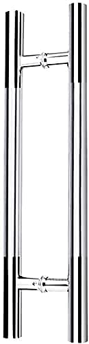 GPDNBIEU, Push-Pull-Türgriff for Büro, gebürsteter Edelstahl, Holztürgriff for Zuhause, Glas-Schiebetürgriff for Geschäfte, 7 Größen(60x40cm) von GPDNBIEU