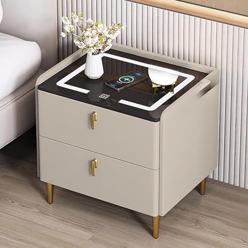 GPDNBIEU, Schlafzimmer-Nachttisch, moderne Nachttische, Mini-Kommode, Möbel, Beistelltische for Wohnzimmer, Schlafzimmer, Studentenwohnheim(D,40x40x50cm) von GPDNBIEU