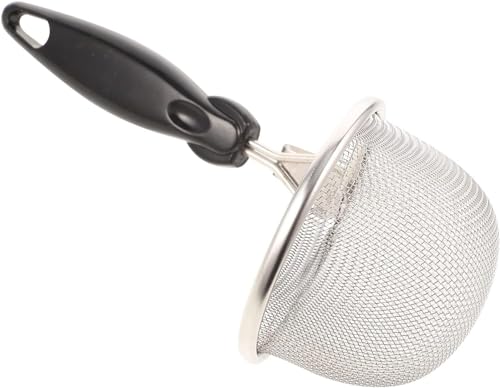 GPDNBIEU, Sieb Edelstahllöffel Küchenwerkzeuge Mesh Spinnensieb Kochutensilien Set Pasta Schlitzlöffel Gebratener Lebensmittellöffel Basketsorr(25.3X9.8X9.8CM) von GPDNBIEU
