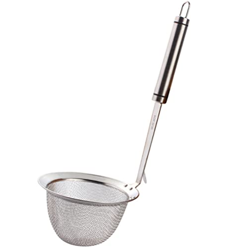 GPDNBIEU, Spinnensieb aus Edelstahl, asiatischer Küchenschaumlöffel mit Griff for Spaghetti, Pasta, Ramen, Nudeln, Knödel, Hot Pot-Körbe von GPDNBIEU