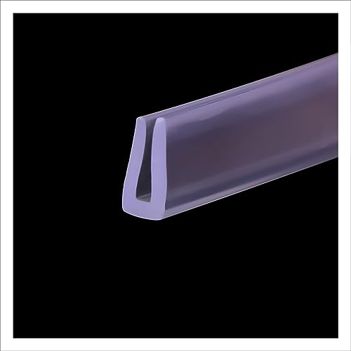 GPDNBIEU, U-Gummi-Dichtungsstreifen, U-Kanal-Gummi-Kantenschutz, transparent, 9,1 m, wetterfester Kantenschutz, Kantenschutz, einfach zu schneiden for Autotüren(7mm x 4mm) von GPDNBIEU