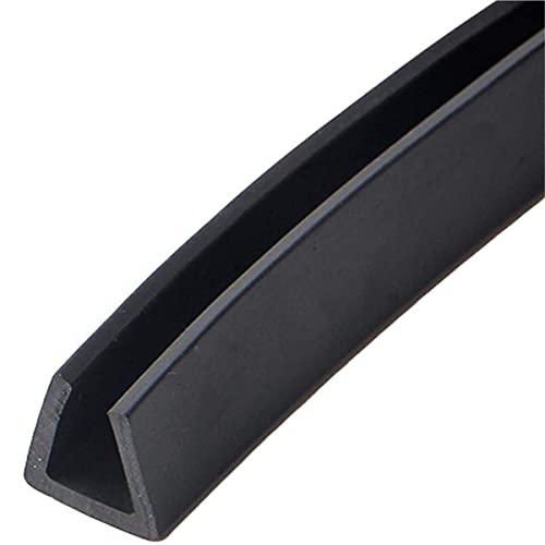 GPDNBIEU, U-Gummi-Dichtungsstreifen, U-förmige Gummi-Dichtungsstreifen-Kanten, extrem strapazierfähig und waschbar. Flachwinkel-Gummistreifen(6mmx10mmx10mmx1m) von GPDNBIEU