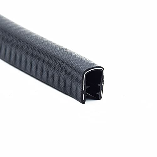 GPDNBIEU, U-Gummi-Dichtungsstreifen, U-förmige Gummidichtung, Autotürkantenschutz for Metall, Glas und Boot, Kantenverkleidung passend for die meisten Autos, einfache Installation ohne Kleben(18mmx26m von GPDNBIEU