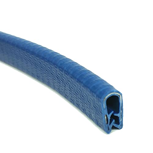 GPDNBIEU, U-Gummi-Dichtungsstreifen, U-förmiger Gummidichtungs-Zierschutz for Autotürkantenschutz, schwarzer Streifen for Autos, Türen, Fenster, wetterfest(Blu,7mmx10mmx2.5mmx1m) von GPDNBIEU