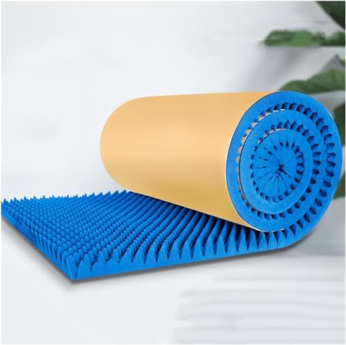 5 m/Rolle Schalldämmender Schallschutzschaum, 7 cm dicke selbstklebende Doppel-Ei-Schalldämpfungsplatten, Akustikdämmmatte for Musikstudio, 30 m(Blu) von GPECTIFO