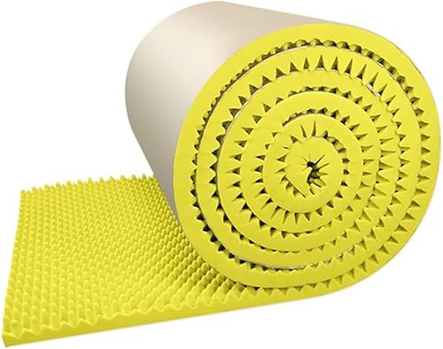 Akustikmatte aus schallabsorbierender Baumwolle for Musikstudio, Auto, Heimkino, Brand- und Lärmschutz-Schallschutzplatten(Giallo,1x3m) von GPECTIFO