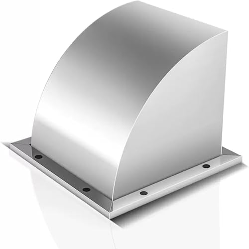 GPECTIFO 304 Edelstahl-Entlüftungs-Quadrat-Entlüftung mit Mesh-Screen-Abluftventilator-Abdeckung for Verschiedene Entlüftungsöffnungen(10inches) von GPECTIFO