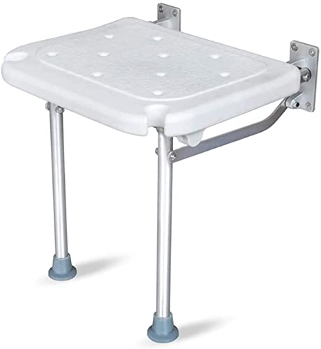 GPECTIFO Badezimmer Klapphocker Duschsitz Älterer Rutschfester Duschstuhl Badezimmer Wandmontierter Duschhocker Zuhause von GPECTIFO