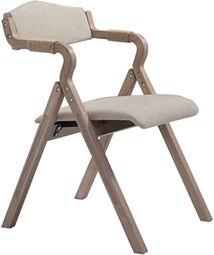 GPECTIFO Esszimmerstuhl faltbar Retro-Bugholz-Studien-Lounge-Stuhl eleganter Stoff-Café-Restaurant-Klappstuhl berühmter bequemer Rückenstuhl, belastbar 90 kg von GPECTIFO