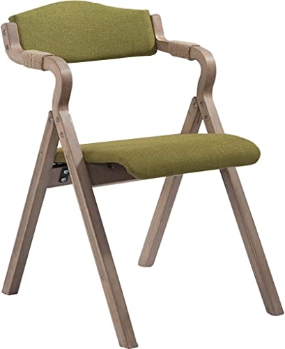 GPECTIFO Esszimmerstuhl faltbar Retro-Bugholz-Studien-Lounge-Stuhl eleganter Stoff-Café-Restaurant-Klappstuhl berühmter bequemer Rückenstuhl, belastbar 90 kg von GPECTIFO