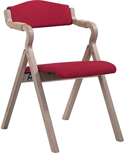 GPECTIFO Esszimmerstuhl faltbar Retro-Bugholz-Studien-Lounge-Stuhl eleganter Stoff-Café-Restaurant-Klappstuhl berühmter bequemer Rückenstuhl, belastbar 90 kg von GPECTIFO