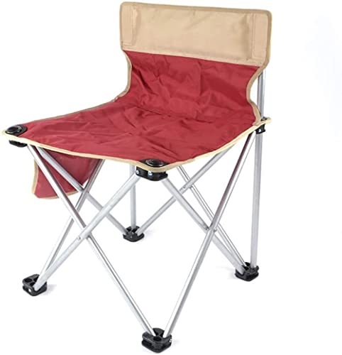 GPECTIFO Folding Chair Outdoor Camping Folding Chair Mazar Portable Camping Beach Fishing Stool Self-Driving Backrest Sketch Chair(3) von GPECTIFO