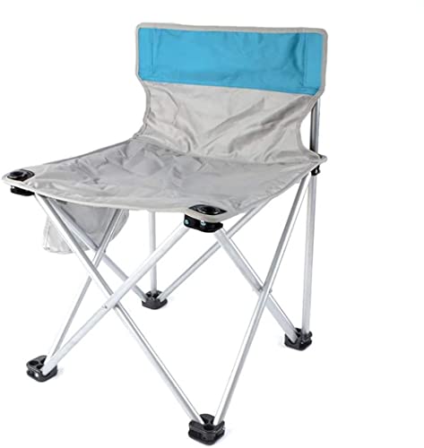 GPECTIFO Folding Chair Outdoor Camping Folding Chair Mazar Portable Camping Beach Fishing Stool Self-Driving Backrest Sketch Chair(4) von GPECTIFO