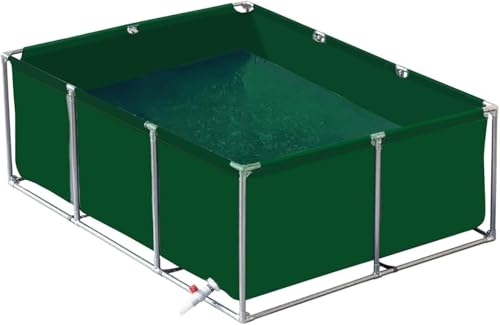 GPECTIFO Großer Fischteich aus Segeltuch for den Außenbereich mit Ablassventil von GPECTIFO