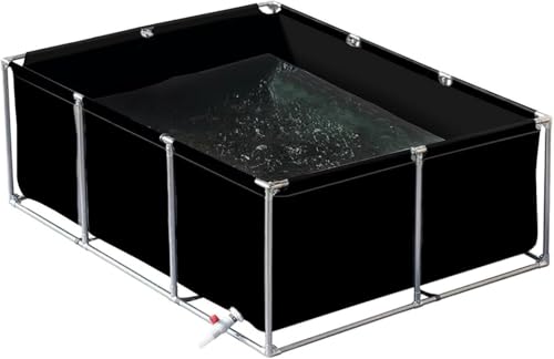 GPECTIFO Großer Outdoor-Fischteich-Canvas-Wassertank mit Ablassventil von GPECTIFO