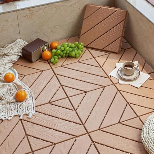 GPECTIFO Ineinandergreifende Terrassenfliesen aus Kunststoff. Terrassenfliesen for den Außenbereich, leicht zu reinigen GPECTIFO Ineinandergreifende Terrassenfliesen aus Kunststoff. Terrassenfliesen for den Außenbereich, leicht zu reinigen von GPECTIFO