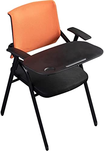 GPECTIFO Klappstühle schwarz Konferenzraum-Klappstuhl, Schulungsstuhl for Studentenpersonal mit Schreibblock, bequemer Sessel, Belastung 100 kg von GPECTIFO
