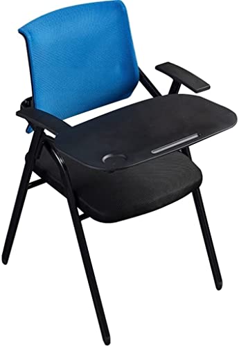 GPECTIFO Klappstühle schwarz Konferenzraum-Klappstuhl, Schulungsstuhl for Studentenpersonal mit Schreibblock, bequemer Sessel, Belastung 100 kg von GPECTIFO