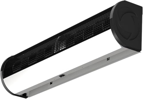 GPECTIFO Kommerzieller Luftschleier for den Innenbereich, 2 Geschwindigkeiten, wandmontierter Luftschleier for Türen, Innentürventilator(Remote Control Model,1200mm) von GPECTIFO