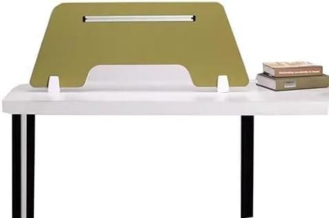 GPECTIFO Schreibtisch-Sichtschutzteiler mit Stützfüßen(Green,30X60X0.5CM) von GPECTIFO