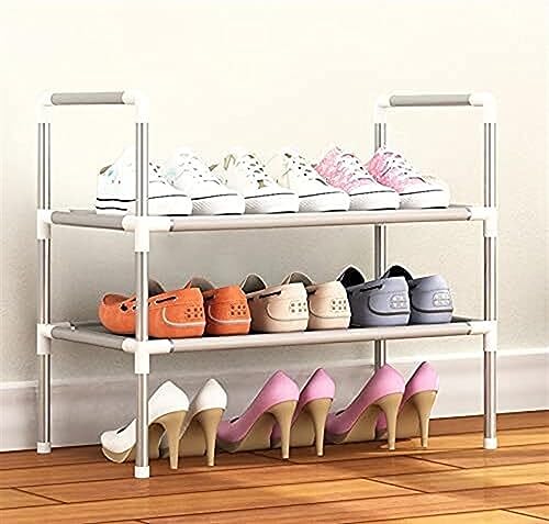 GPECTIFO Schuhregal 2/3/4/5/6 mehrschichtiger Schuhregal-Organizer aus Metall, Schuhschränke, Möbel, Schuhe, Regale, Organizer-Ständer (Color : 2 Layer) von GPECTIFO