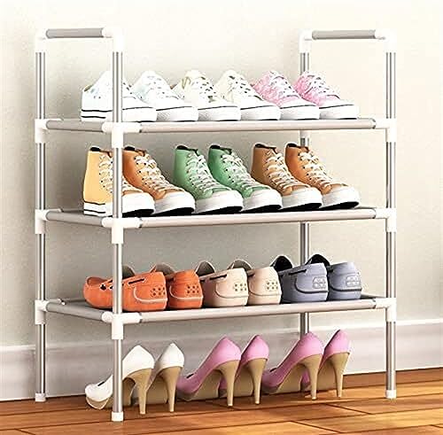 GPECTIFO Schuhregal 2/3/4/5/6 mehrschichtiger Schuhregal-Organizer aus Metall, Schuhschränke, Möbel, Schuhe, Regale, Organizer-Ständer (Color : 3 Layers) von GPECTIFO