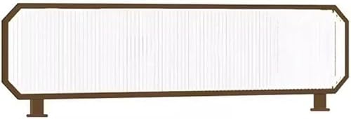GPECTIFO Sichtschutz-Trennwand for Essbereiche, Eisenrahmen, Arbeitsplatten-Schreibtisch-Trennwand for offene Restaurants(2pcs-39.3x11.8in) von GPECTIFO