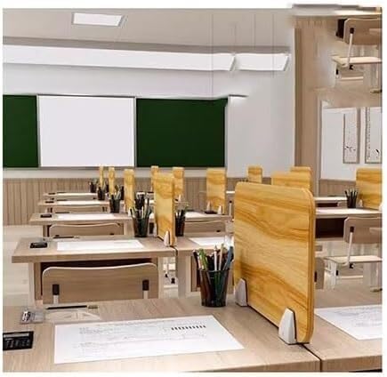 GPECTIFO Sichtschutzwand for Schreibtische, Sichtschutzrahmen for Schreibtische aus Holz, unabhängige Tafel for Prüfungstische for Studenten(60X40CM) von GPECTIFO